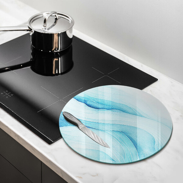 Steklena podloga za rezanje Abstraktni valovi