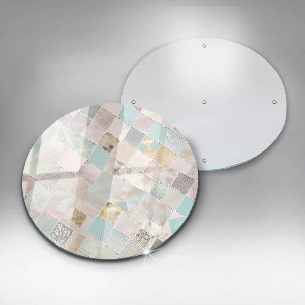 Steklena podloga za rezanje Pastelna kompozicija