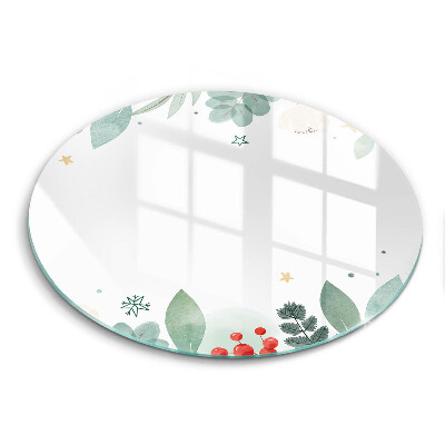 Steklena podloga za rezanje Akvarelni listi