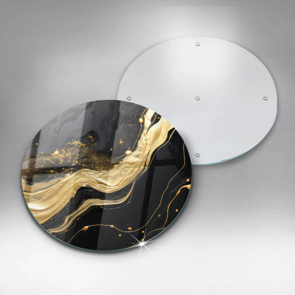 Steklena podloga za rezanje Elegantna abstrakcija