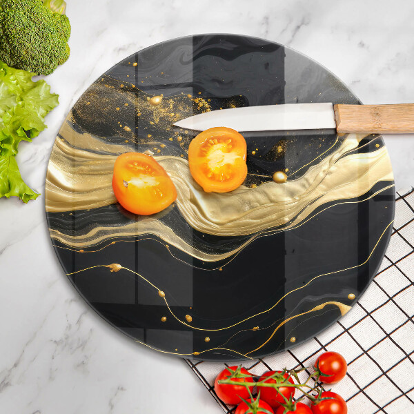 Steklena podloga za rezanje Elegantna abstrakcija