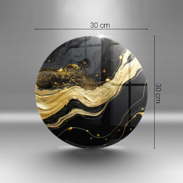 Steklena podloga za rezanje Elegantna abstrakcija