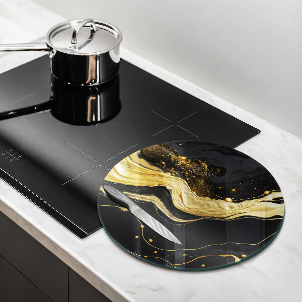 Steklena podloga za rezanje Elegantna abstrakcija