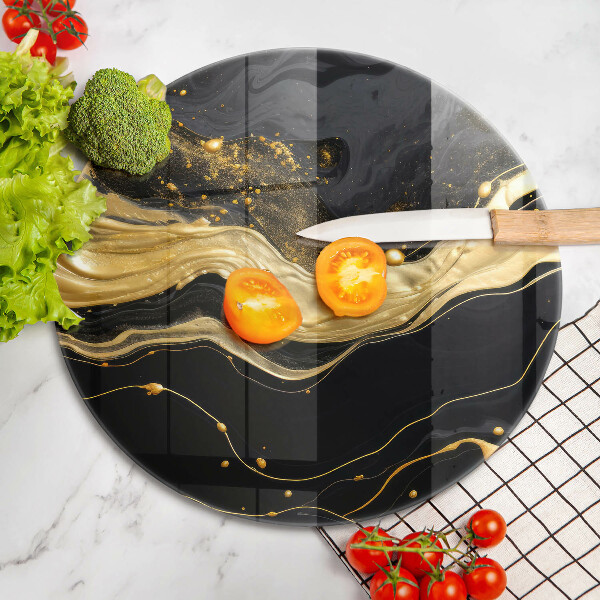 Steklena podloga za rezanje Elegantna abstrakcija