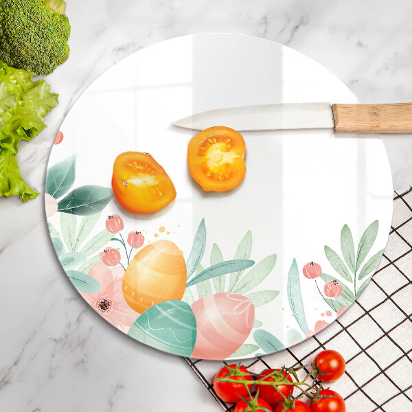 Steklena podloga za rezanje velikonočna jajca