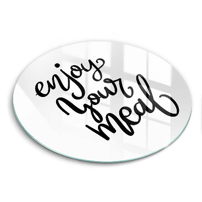 Steklena podloga za rezanje Enjoy your meal