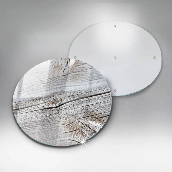 Steklena podloga za rezanje Svetla lesena struktura