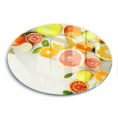 Steklena podloga za rezanje Citrusi