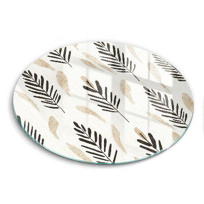 Steklena podloga za rezanje Boho rastline