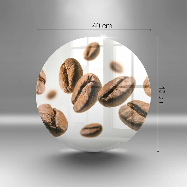 Steklena podloga za rezanje Kavna zrna