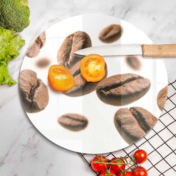 Steklena podloga za rezanje Kavna zrna