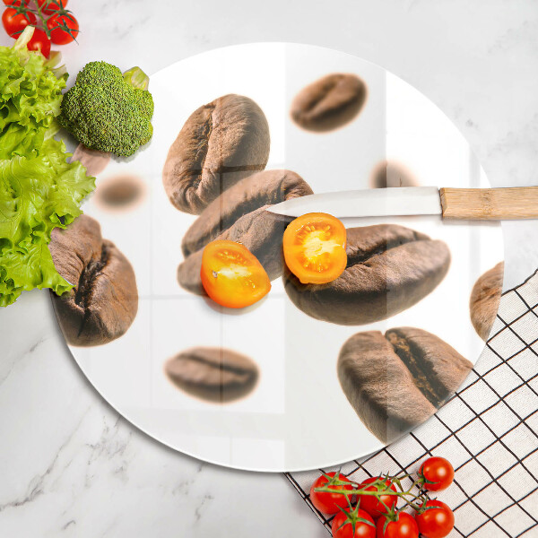 Steklena podloga za rezanje Kavna zrna