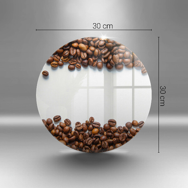 Steklena podloga za rezanje Kavna zrna