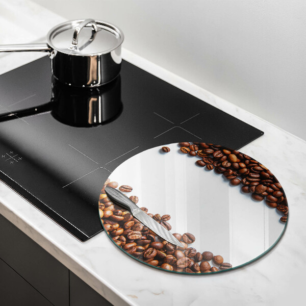 Steklena podloga za rezanje Kavna zrna