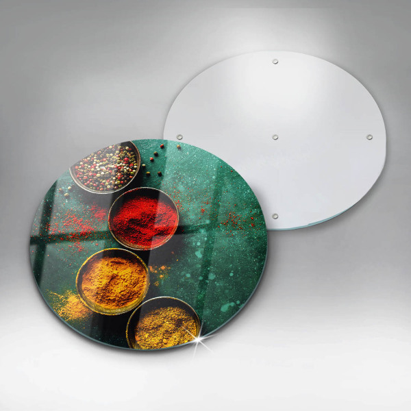 Steklena podloga za rezanje Orientalske začimbe