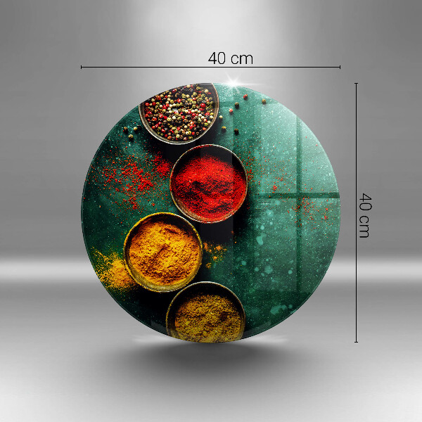 Steklena podloga za rezanje Orientalske začimbe