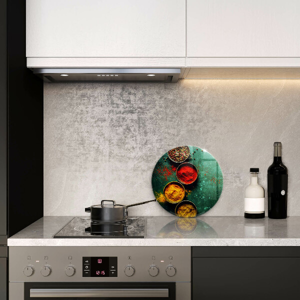 Steklena podloga za rezanje Orientalske začimbe