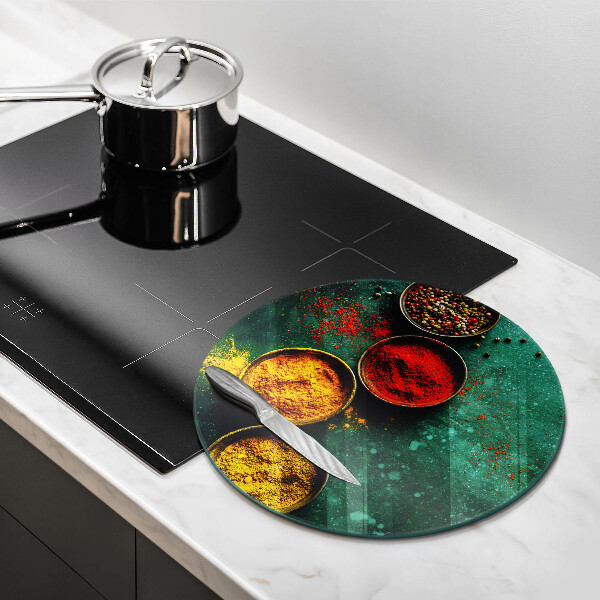 Steklena podloga za rezanje Orientalske začimbe