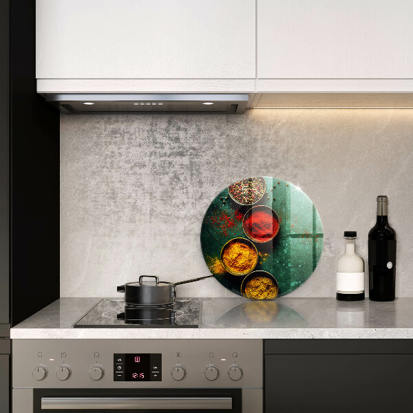 Steklena podloga za rezanje Orientalske začimbe