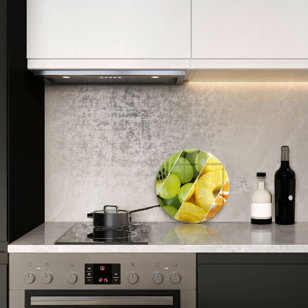 Steklena podloga za rezanje Pisano sadje