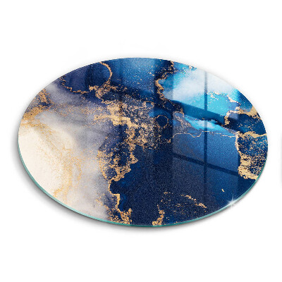 Steklena podloga za rezanje Elegantno ozadje in zlato