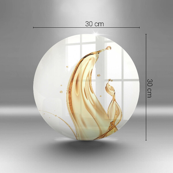 Steklena podloga za rezanje olivno olje