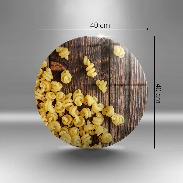 Steklena podloga za rezanje Testenine na mizi