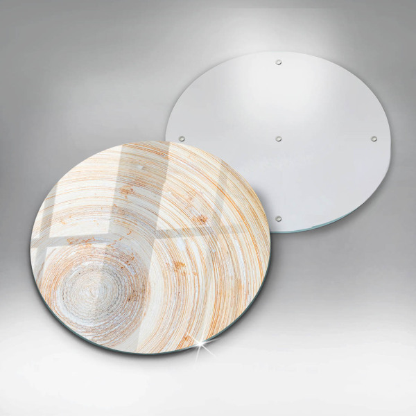 Steklena podloga za rezanje Tekstura lesa