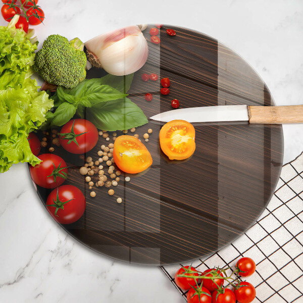 Steklena podloga za rezanje Zelenjava na mizi