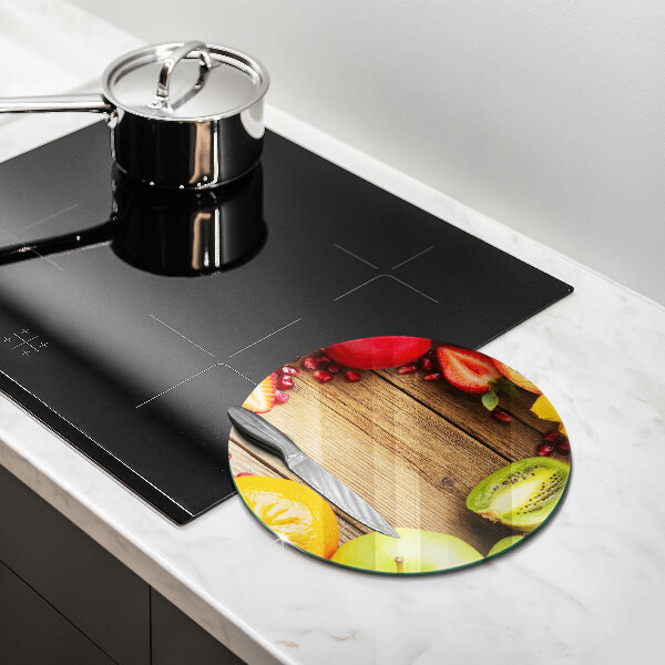 Steklena podloga za rezanje Sveže sadje