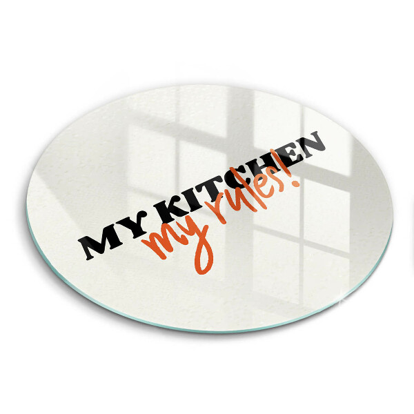 Steklena podloga za rezanje My kitchen my rules