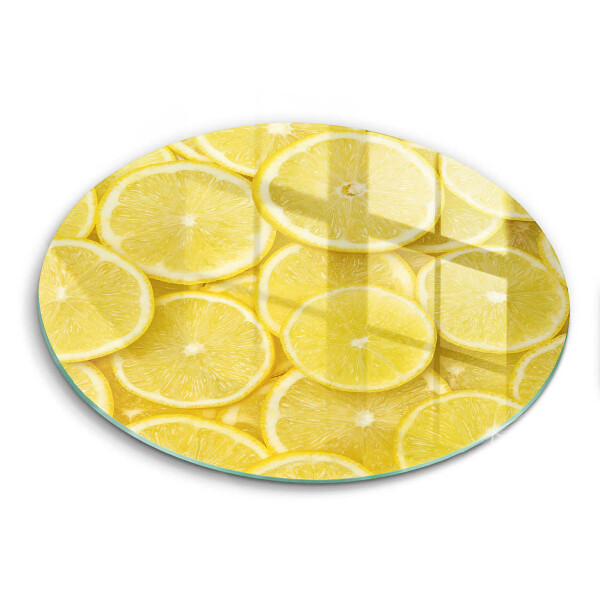 Steklena podloga za rezanje Sadež limone