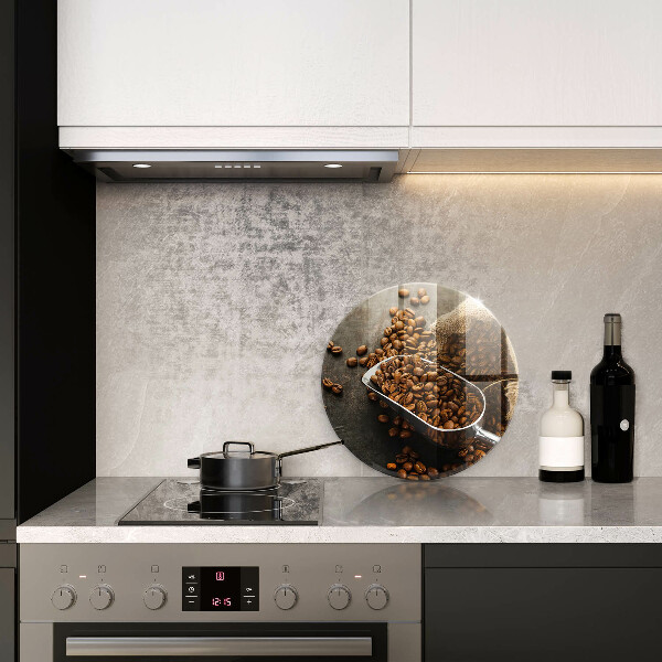 Steklena podloga za rezanje Kavna zrna