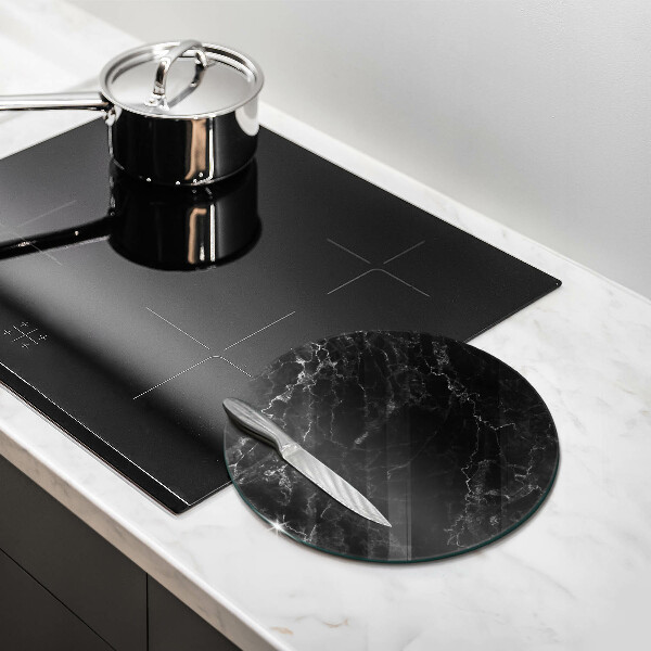 Steklena podloga za rezanje Eleganten marmor