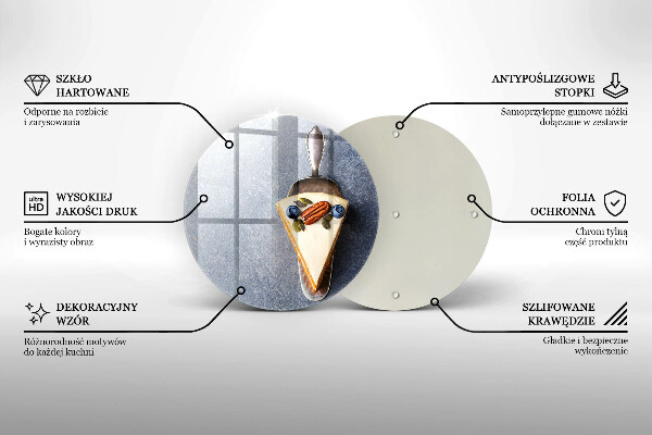 Steklena podloga za rezanje Malenkost