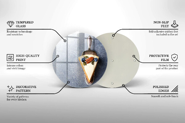 Steklena podloga za rezanje Malenkost