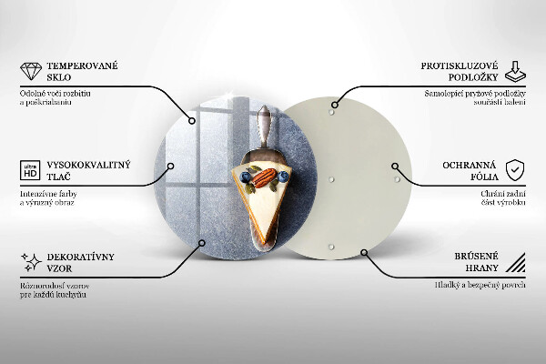 Steklena podloga za rezanje Malenkost