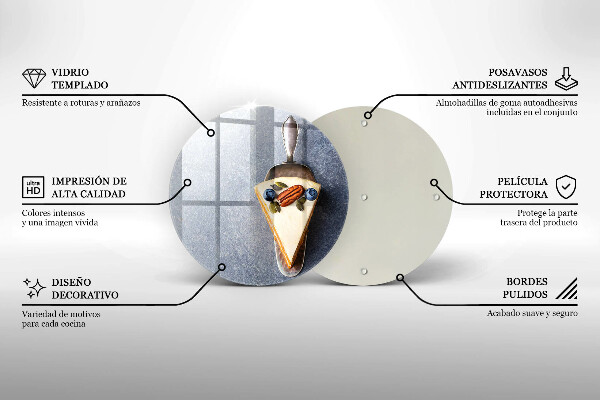 Steklena podloga za rezanje Malenkost