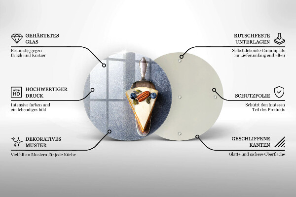 Steklena podloga za rezanje Malenkost