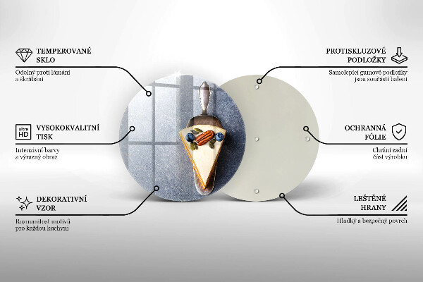 Steklena podloga za rezanje Malenkost