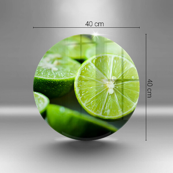 Steklena podloga za rezanje Limeta citrusi