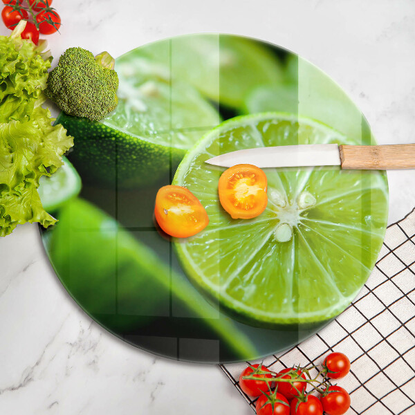 Steklena podloga za rezanje Limeta citrusi