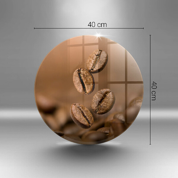 Steklena podloga za rezanje Kavna zrna