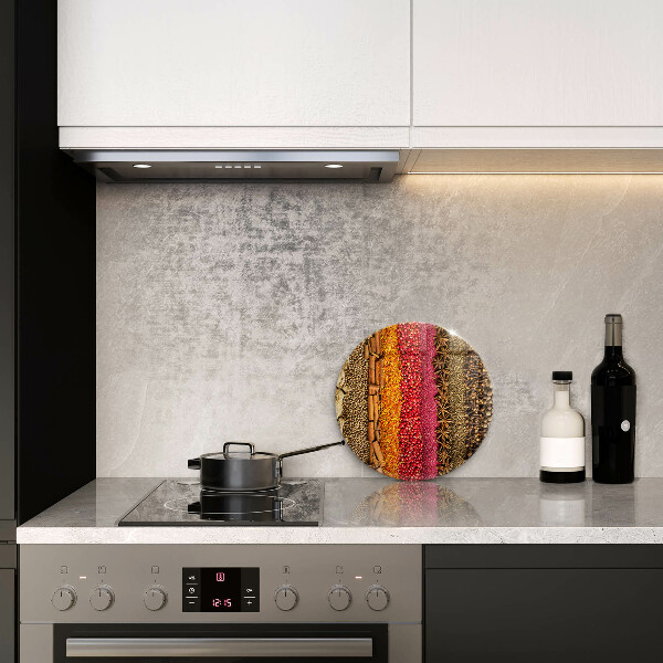 Steklena podloga za rezanje Pisane začimbe