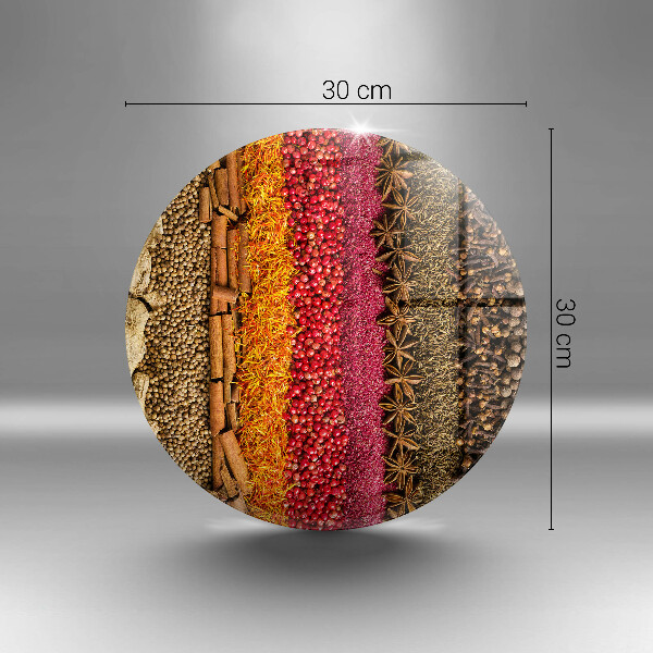 Steklena podloga za rezanje Pisane začimbe