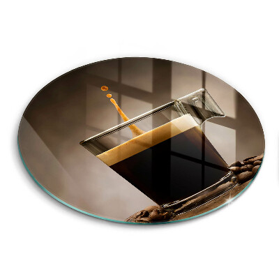 Steklena podloga za rezanje Steklo in kavna zrna