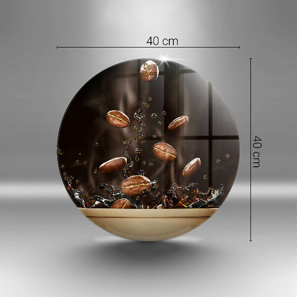 Steklena podloga za rezanje Vroča kavna zrna