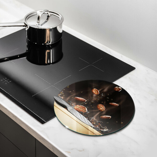 Steklena podloga za rezanje Vroča kavna zrna