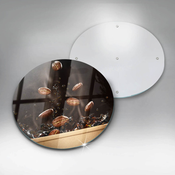 Steklena podloga za rezanje Vroča kavna zrna