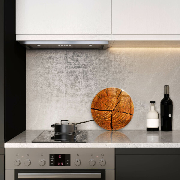 Steklena podloga za rezanje Struktura lesenega debla